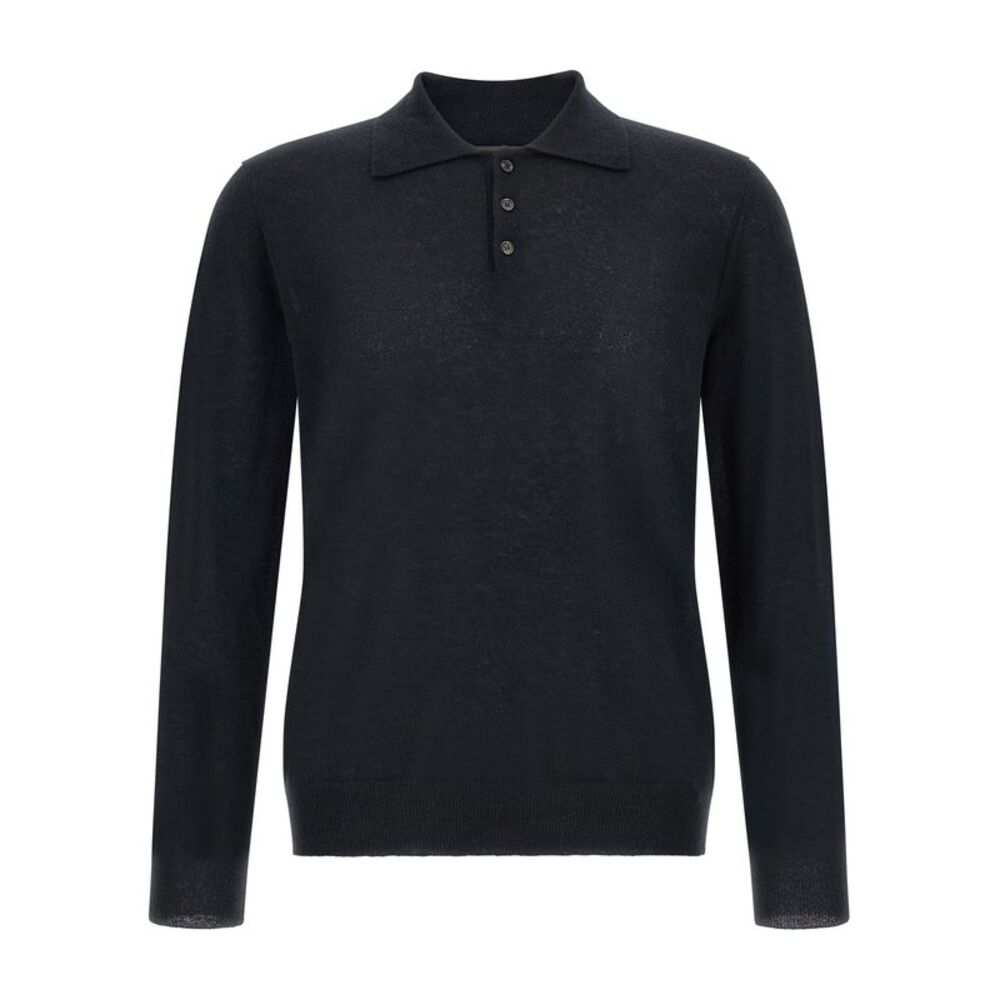 ZANONE Blue Cashmere Men's Cardigan